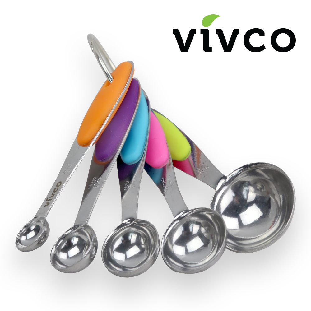 Vivco Measuring Cups & Spoon Set 13 Pieces Magnetic Measurment Chart
