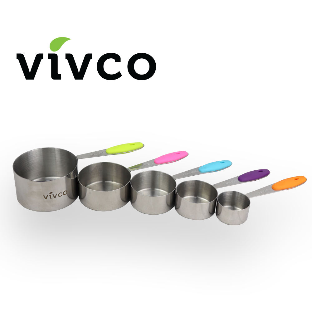 Vivco Measuring Cups & Spoon Set 13 Pieces Magnetic Measurment Chart