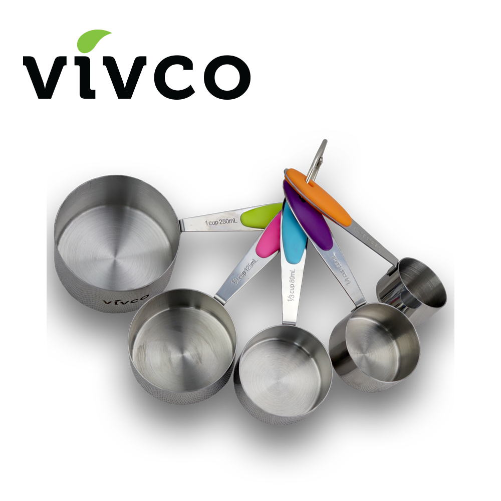 Vivco Measuring Cups & Spoon Set 13 Pieces Magnetic Measurment Chart